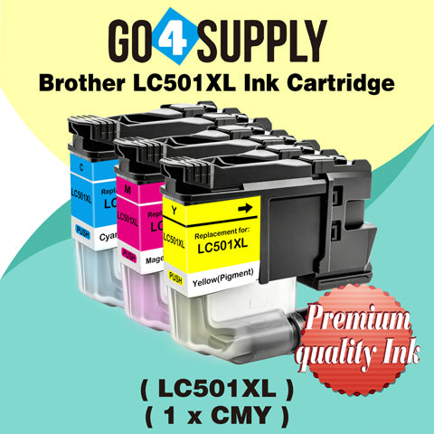 Brother LC501XL Compatible Ink Cartridge - 1xCMY-LC501XL | MFC-J1260DW, MFC-J1360DW, MFC-J1410DW, DCP-J100, DCP-J105, MFC-J200