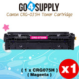 Compatible Canon 075H High-Yield Toner Cartridge Set for Color imageCLASS MF665Cdw, MF663Cdw, MF662Cdw, LBP647Cdw & LBP646Cdw – Black, Cyan, Yellow & Magenta (4-Pack)
