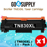 Compatible Brother TN830XL Black High Yield Toner Cartridge (1-Pack) | for HL-L2460DW, MFC-L2820DW, HL-L2480DW, DCP-L2640DW, MFC-L2900DW