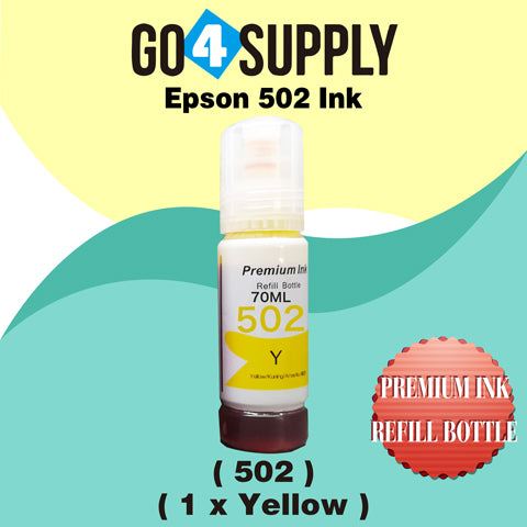 Compatible 502 Black Ink Refill Bottles for ET-2750 ET2760 ET-2803 ET-3750 ET-4750 ET-3760 ET-4760 ET-2850 ET-4800 ET-3700 ET-3710 ET-15000 ET-2800 ST-4000 Printer