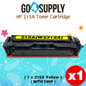 Compatible HP 215A CF215A (WITH CHIP, Yellow) W2310A W2311A W2312A W2313A Toner Cartridge to use for HP Color Laserjet Pro M155, HP Color Laserjet Pro MFP M182, M183 Series Printers