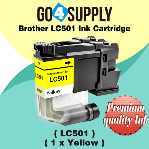 Brother LC501 Compatible Ink Cartridge - 1xY-LC501 | MFC-J1260DW, MFC-J1360DW, MFC-J1410DW, DCP-J100, DCP-J105, MFC-J200