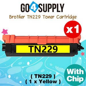 Compatible Brother TN-229XL TN229XL Yellow Toner Cartridge Used for Brother MFC-L3720cdw L3765cdw L3780cdw L8395cdw HL-L3220cdw L3280cdw L3295cdw L3300cdw 8245cdw Printers