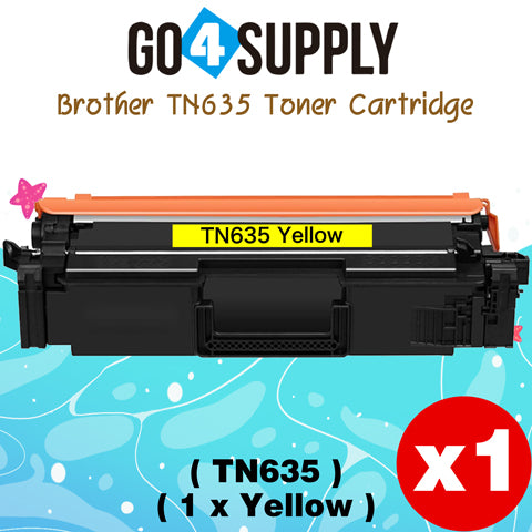 Compatible Yellow Brother TN635 Toner Cartridge Used for HL-L8430CDW HL-L8430CDWT HL-L8570CDW MFC-L8730CDW MFC-L8930CDW MFC-L8970CDW EX575