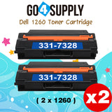 Compatible Dell 331-7328 RWXNT DRYXV Toner Cartridge Used for Dell B1260dn B1260 B1265dn B1265dnf B1265dfw Series Printers