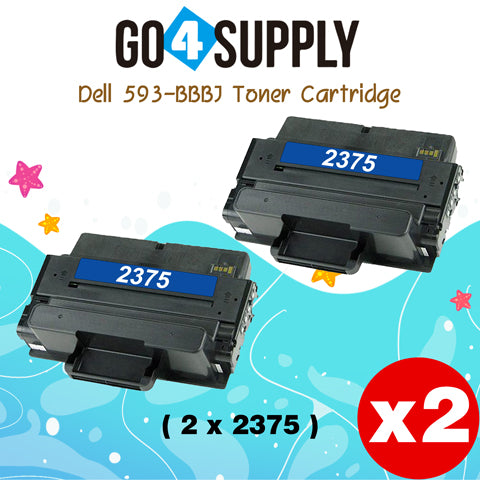 Compatible Dell 593-BBBJ 8PTH4 C7D6F B2375 Toner Cartridge Used for Dell B2375dnf B2375dfw B2375 2375dnf Printers