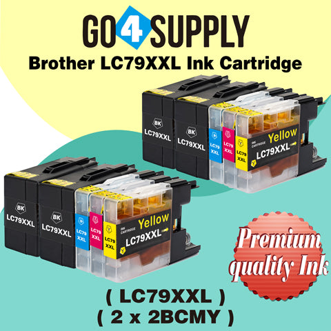 Compatible Combo Set Brother LC79XXL LC-79 XXL Ink Cartridge Used for Brother MFC-J6510DW, MFC-J6710DW, MFC-J6910DW, MFC-J5910CDW, MFC-J6710CDW, MFC-J6910CDW, MFC-J5910DW Printers