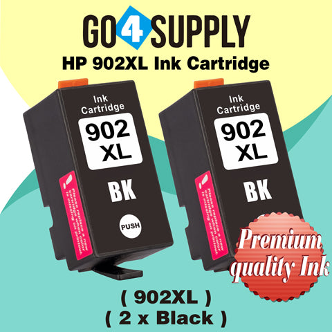 Compatible HP Black 902XL 902 XL Ink Cartridge Used for HP OfficeJet 6954 6958 6962, OfficeJet Pro 6968 6975 6978 Printers