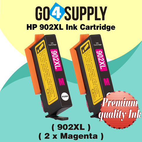 Compatible HP Magenta 902XL 902 XL Ink Cartridge Used for HP OfficeJet 6954 6958 6962, OfficeJet Pro 6968 6975 6978 Printers