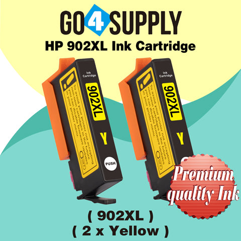 Compatible HP Yellow 902XL 902 XL Ink Cartridge Used for HP OfficeJet 6954 6958 6962, OfficeJet Pro 6968 6975 6978 Printers