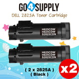 Compatible (3,000 Yield) Dell 2825 593-BBOW N7DWF Black Toner Cartridge Replacement for H825cdw H625cdw S2825cdn Printer