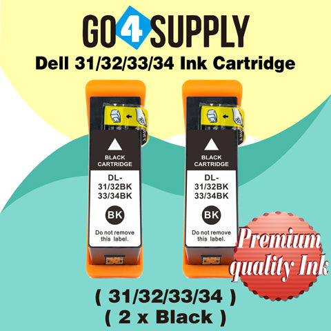 Compatible Dell Standard Capacity Black Ink Cartridge (Series 31) for Dell V525w V725w All-in-One Wireless Inkjet Printers