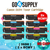 Compatible Combo Set Canon 069H Toner Cartridge Used in Canon Color imageCLASS MF753Cdw MF751Cdw LBP674Cdw Printers