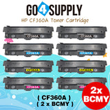 Compatible Combo Set HP 508A CF360A CF361A CF362A CF363A to use with HP Color LaserJet Enterprise Flow MFP M577c, M577z; Enterprise M552dn, M553dh, M553dn, M553n, M553x; Enterprise MFP M577dn, M577f Printers