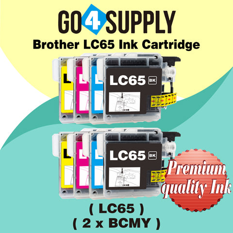 Compatible Cyan Brother LC65 Ink Cartridge Used for MFC-5890CN/5895CW/6490CW/6890CDW/J220/J265w/J270w/J410/J410w/J415W/J615W/J630W
