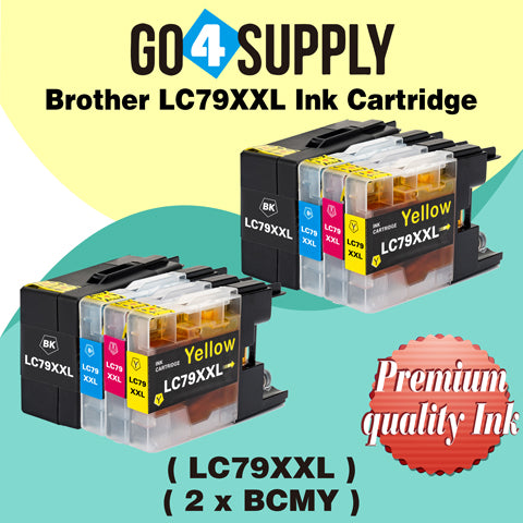 Compatible Combo Set Brother LC79XXL LC-79 XXL Ink Cartridge Used for Brother MFC-J6510DW, MFC-J6710DW, MFC-J6910DW, MFC-J5910CDW, MFC-J6710CDW, MFC-J6910CDW, MFC-J5910DW Printers