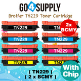 Compatible Combo Set Brother TN-229 TN229 Toner Cartridge Used in Brother HL-L3220cdw L3280cdw L3295cdw L3300cdw 8245cdw MFC-L3720cdw L3765cdw L3780cdw L8395cdw Printers