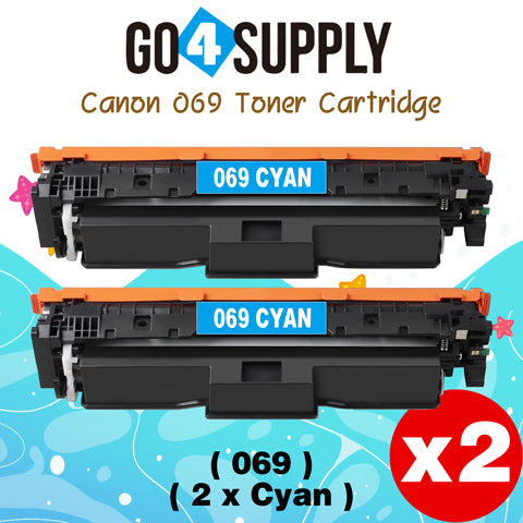 Compatible Canon 069 Cyan Toner Cartridge Used for Canon Color imageCLASS MF753Cdw MF751Cdw LBP674Cdw Printers