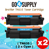 Compatible Cyan Brother TN635 Toner Cartridge Used for HL-L8430CDW HL-L8430CDWT HL-L8570CDW MFC-L8730CDW MFC-L8930CDW MFC-L8970CDW EX575
