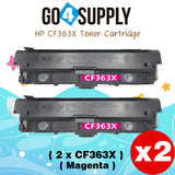 Compatible HP 508X CF363X Magenta Toner Cartridge to use for HP Color LaserJet Enterprise Flow MFP M577c, M577z; HP Color LaserJet Enterprise M552dn, M553dh, M553dn, M553n, M553x; HP Color LaserJet Enterprise MFP M577dn, M577f Printers