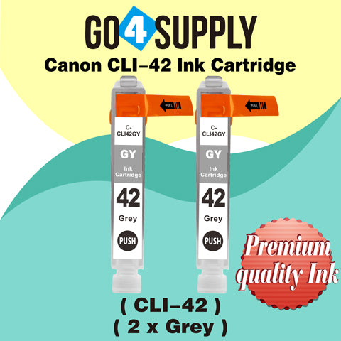 Compatible Canon CLI 42 CLI42 CLI-42 (Gray) Ink Cartridge use with PIXMA Pro-100 Pro 100 Printers