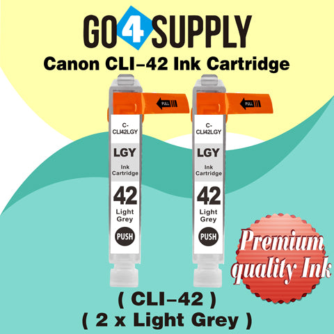 Compatible Canon CLI 42 CLI42 CLI-42 (Light Gray) Ink Cartridge use with PIXMA Pro-100 Pro 100 Printers