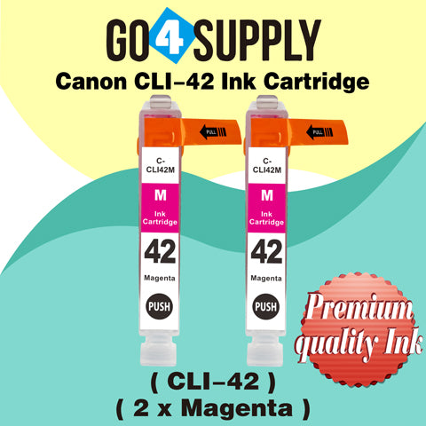 Compatible Canon CLI 42 CLI42 CLI-42 (Magenta) Ink Cartridge use with PIXMA Pro-100 Pro 100 Printers