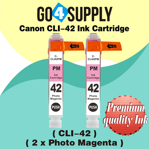Compatible Canon CLI 42 CLI42 CLI-42 (Photo Magenta) Ink Cartridge use with PIXMA Pro-100 Pro 100 Printers