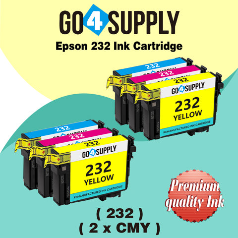 Compatible Combo Set Epson 232 XL 232XL 232 Ink Cartridge Replacement for Epson Expression Home XP-4200 XP-4205 Workforce WF-2930 WF-2950 Printer