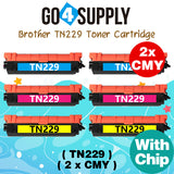 Compatible Combo Set Brother TN-229 TN229 Toner Cartridge Used in Brother HL-L3220cdw L3280cdw L3295cdw L3300cdw 8245cdw MFC-L3720cdw L3765cdw L3780cdw L8395cdw Printers