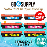 Compatible Combo Set Brother TN-229XL TN229XL Toner Cartridge Used in Brother HL-L3220cdw L3280cdw L3295cdw L3300cdw 8245cdw MFC-L3720cdw L3765cdw L3780cdw L8395cdw Printers