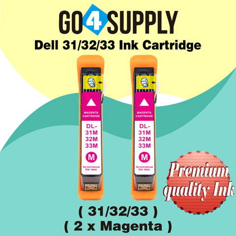 Compatible Dell Standard Capacity Magenta Ink Cartridge (Series 31) for Dell V525w V725w All-in-One Wireless Inkjet Printers