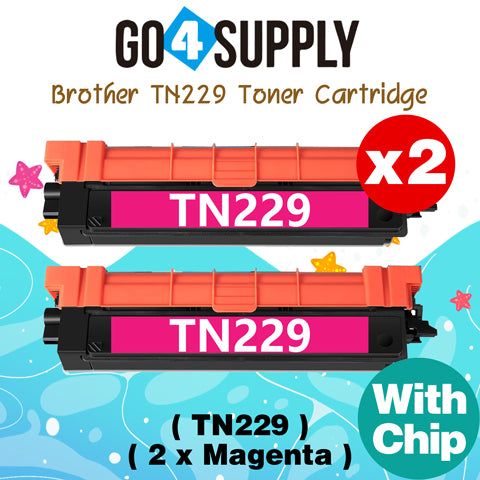 Compatible Brother TN-229 TN229 Magenta Toner Cartridge Used for Brother HL-L3220cdw L3280cdw L3295cdw L3300cdw 8245cdw MFC-L3720cdw L3765cdw L3780cdw L8395cdw Printers