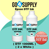 DTF Ink 1000ML, DTF Transfer Ink Conversion Kit, Refill for DTF Printers Epson ET-8550, XP-15000, L1800, L805, R1390, R2400, DX7, Heat Transfer Printing Direct to Film(White)