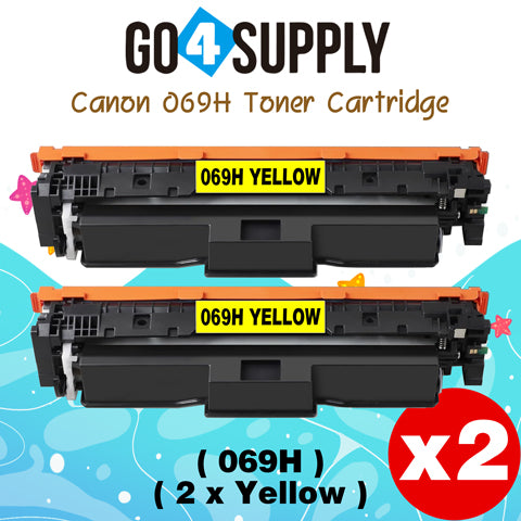 Compatible Canon 069H 069 Yellow Toner Cartridge Used for Canon imageCLASS MF753Cdw MF751Cdw LBP673cdw LBP674Cdw Series Printers