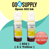 Compatible 502 Yellow Ink Refill Bottles for ET-2750 ET2760 ET-2803 ET-3750 ET-4750 ET-3760 ET-4760 ET-2850 ET-4800 ET-3700 ET-3710 ET-15000 ET-2800 ST-4000 Printer