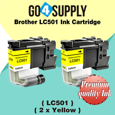 Brother LC501 Compatible Ink Cartridge - 1xY-LC501 | MFC-J1260DW, MFC-J1360DW, MFC-J1410DW, DCP-J100, DCP-J105, MFC-J200