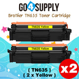 Compatible Yellow Brother TN635 Toner Cartridge Used for HL-L8430CDW HL-L8430CDWT HL-L8570CDW MFC-L8730CDW MFC-L8930CDW MFC-L8970CDW EX575