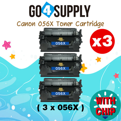 Compatible (WITH CHIP) Canon 056H CRG-056H CRG056H Toner Cartridge Use for Canon ImageCLASS LBP325dn LBP325X MF543dw MF543X MF542X Printers