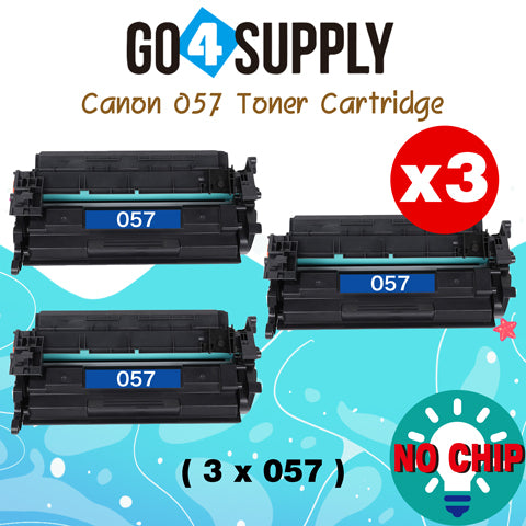 Compatible Canon 057 Black (3009C001) NO CHIP Toner Cartridge use for Canon imageCLASS MF449dw, MF448dw, MF445dw, LBP228dw, LBP227dw, LBP226dw Laser Printers