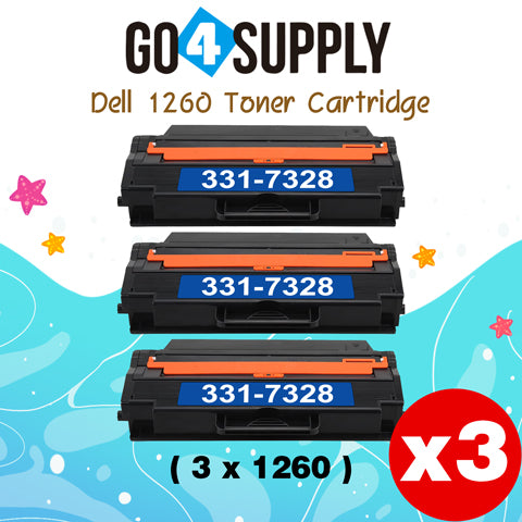Compatible Dell 331-7328 RWXNT DRYXV Toner Cartridge Used for Dell B1260dn B1260 B1265dn B1265dnf B1265dfw Series Printers