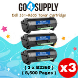 Compatible Dell M11XH 331-9805 B2360DN (8,500 Pages, High Yield) Toner Cartridge Used for Dell B2360d, B2360dn, B3460dn, B3465dn, B3465dnf Printers