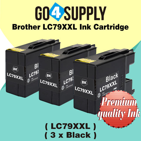 Compatible Brother Yellow LC79XXL LC-79 XXL Ink Cartridge Used for Brother MFC-J6510DW, MFC-J6710DW, MFC-J6910DW, MFC-J5910CDW, MFC-J6710CDW, MFC-J6910CDW, MFC-J5910DW Printers