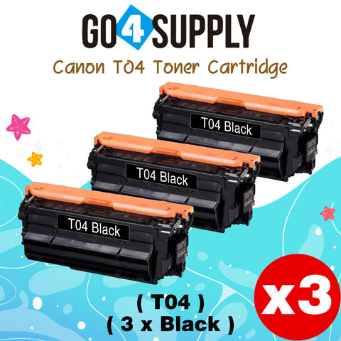 Compatible Canon T04 T04BK Black Toner Cartridge Used for Canon C475iF III C475iFZ III DX C477iF C477iFZ C478iF C478iFZ C568iF C568iFZ Printers