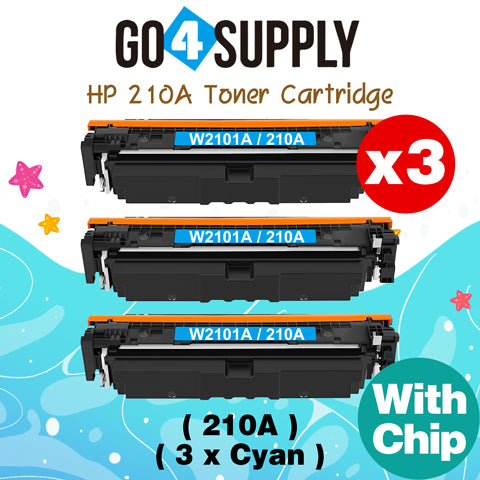 Compatible HP 210A W2101A Cyan Toner Cartridge to use for HP Color LaserJet Pro 4201dn 4201dw;Color LaserJet Pro MFP 4301fdn 4301fdw Printers
