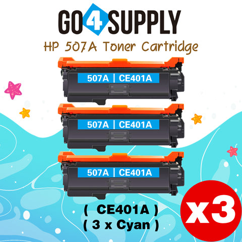 Compatible HP Cyan 507A CE401A CE400A Toner Cartridge to work for HP Laserjet Enterprise M551 M551n M551dn M551xh M570dn M570dw M575f Printers