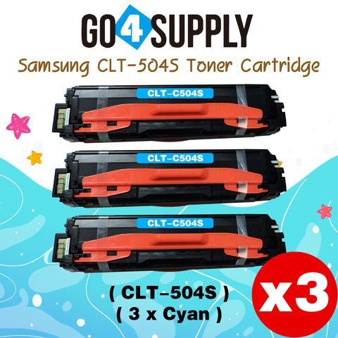 Compatible SAMSUNG CLT-504S CLT504S CLT 504S Cyan Toner Cartridge to use for SAMSUNG SL-C1810W SL-C1860FW CLX-4195N CLX-4195FN CLX-4195FW CLP-415N CLP-415NW Printers