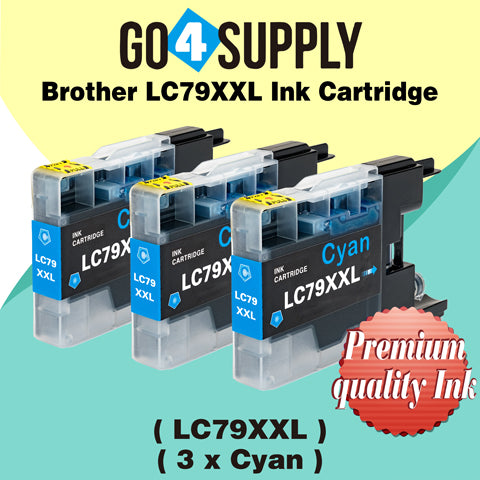 Compatible Brother Yellow LC79XXL LC-79 XXL Ink Cartridge Used for Brother MFC-J6510DW, MFC-J6710DW, MFC-J6910DW, MFC-J5910CDW, MFC-J6710CDW, MFC-J6910CDW, MFC-J5910DW Printers
