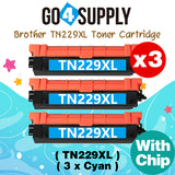 Compatible Brother TN-229XL TN229XL Cyan Toner Cartridge Used for Brother MFC-L3720cdw L3765cdw L3780cdw L8395cdw HL-L3220cdw L3280cdw L3295cdw L3300cdw 8245cdw Printers