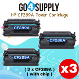 Compatible HP 89A CF289A (WITH NEW CHIP) Toner Cartridge use for HP LaserJet Enterprise Flow MFP M528c, M528z; HP LaserJet Enterprise M507dn, M507dng, M507n, M507x; HP LaserJet Enterprise MFP M528dn, MFP M528f Printers